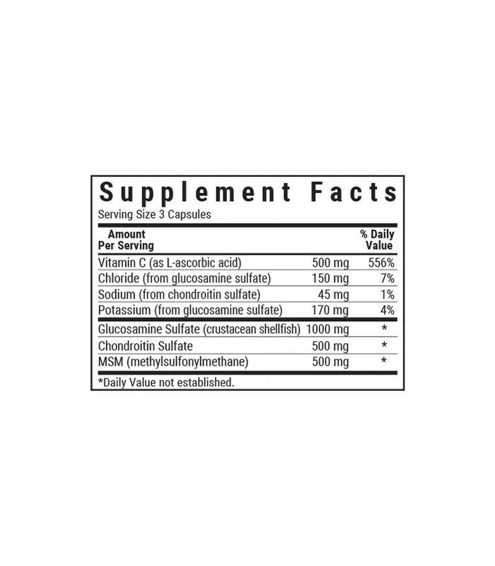 GLUCOSAMINE CHONDROITIN & MSM 180 CAPS
