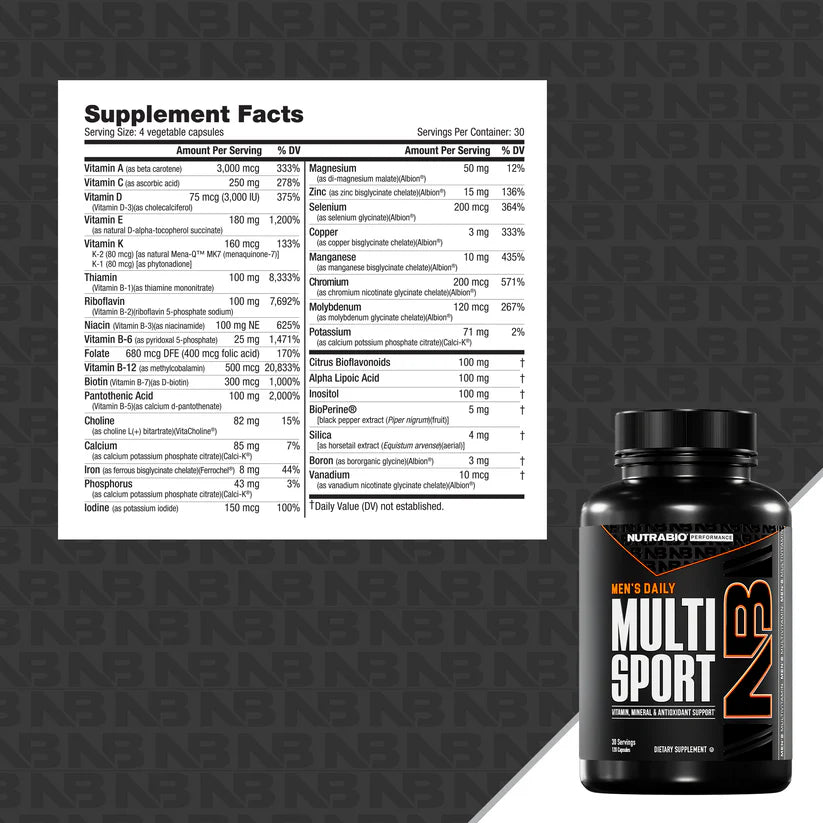 NUTRABIO MULTISPORT FOR MEN