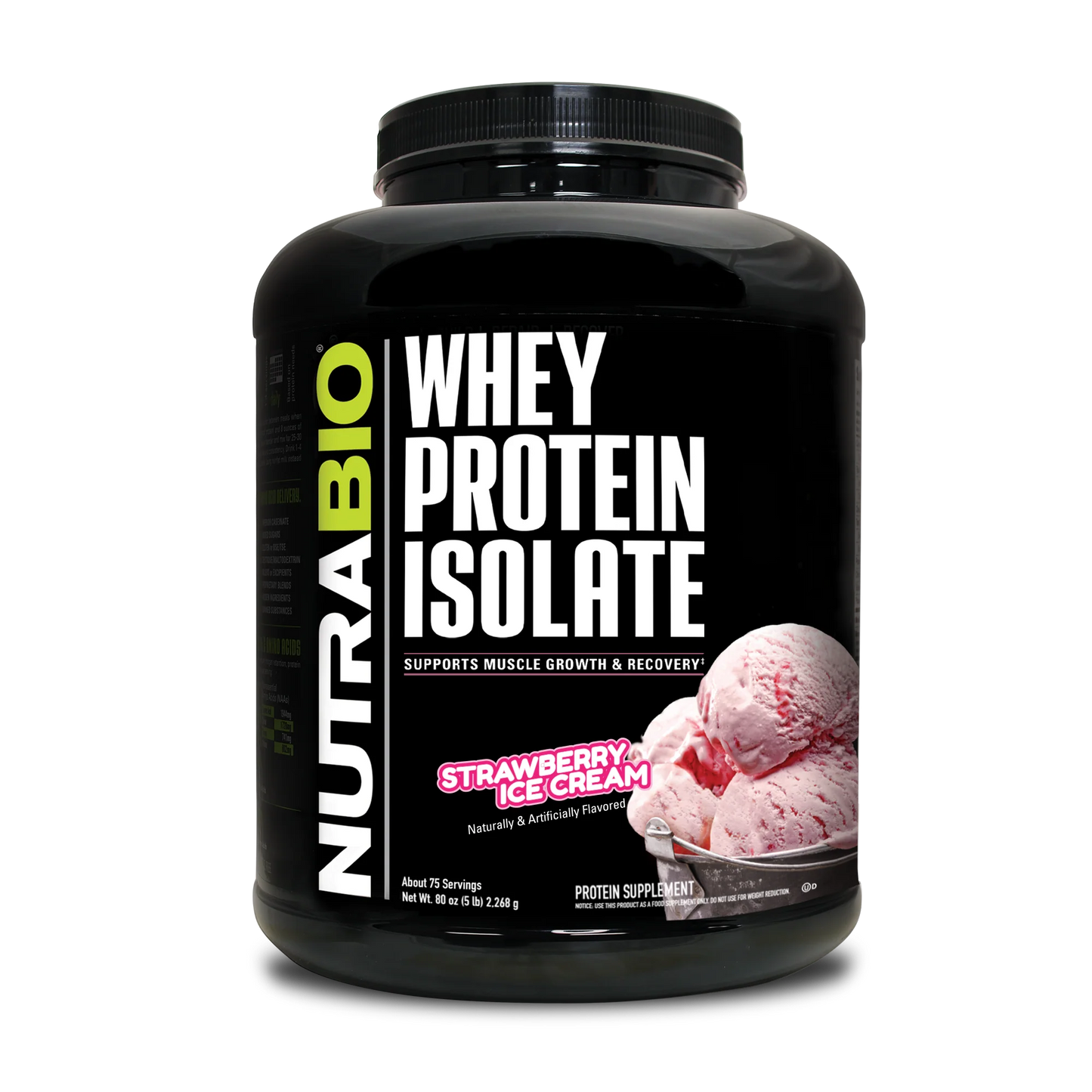 NUTRABIO WHEY PROTEIN ISOLATE - 2LB/5LBS