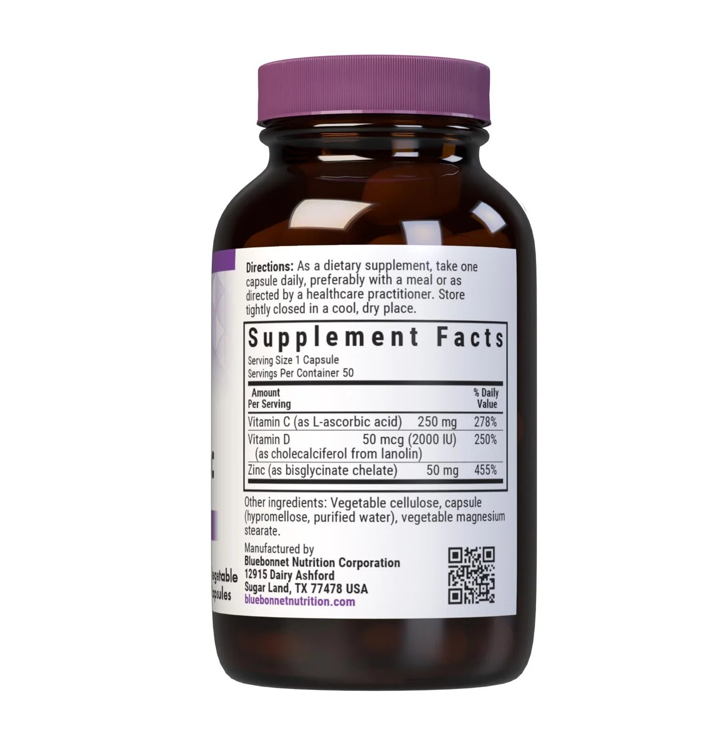 VITAMIN C,D3, & ZINC 50 COUNT