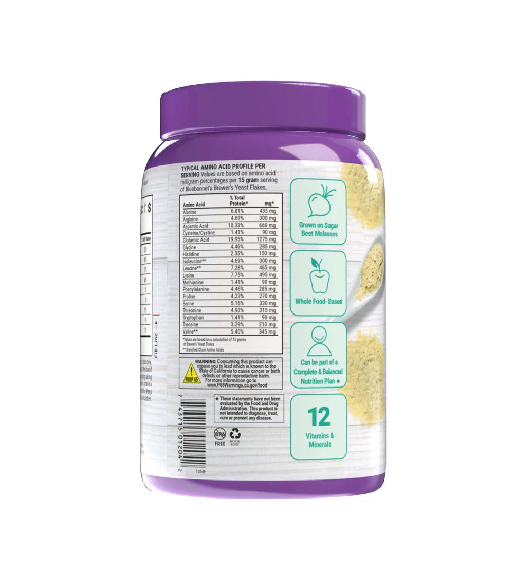 BLUEBONNET NUTRITION BREWER'S YEAST FLAKES 7.4oz