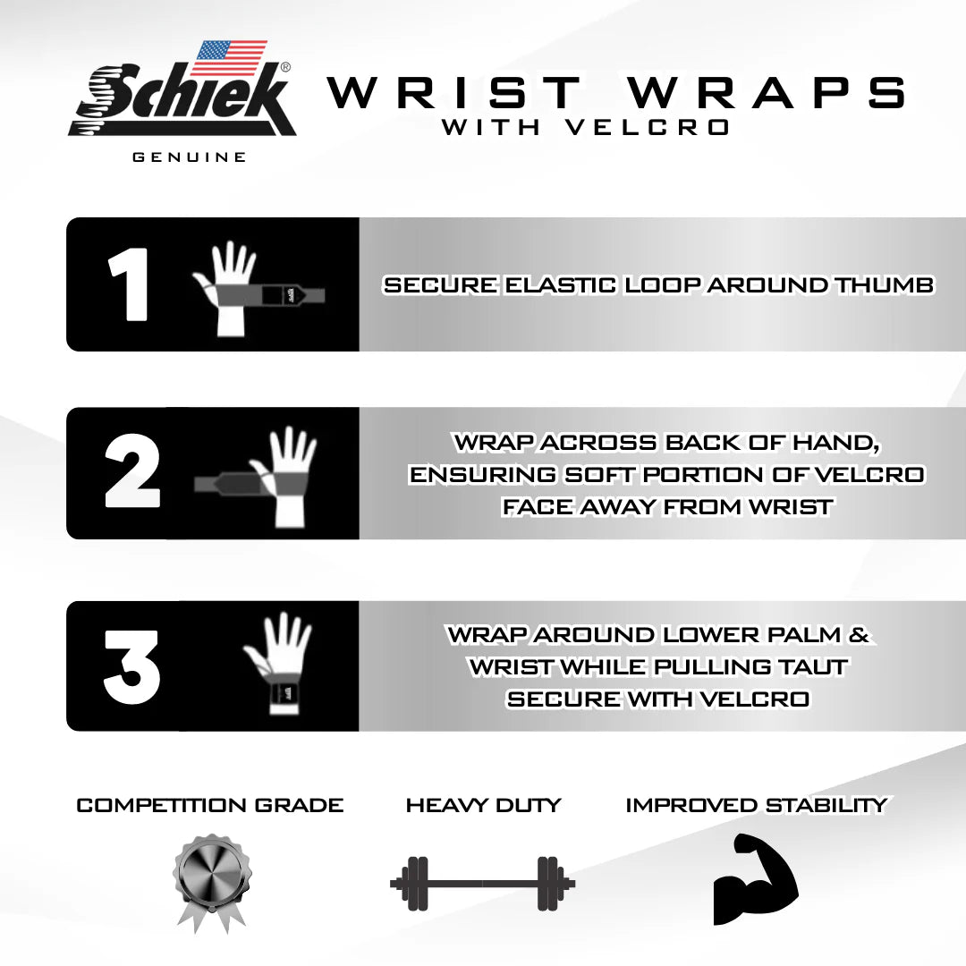 BLACK OUT WRIST WRAPS