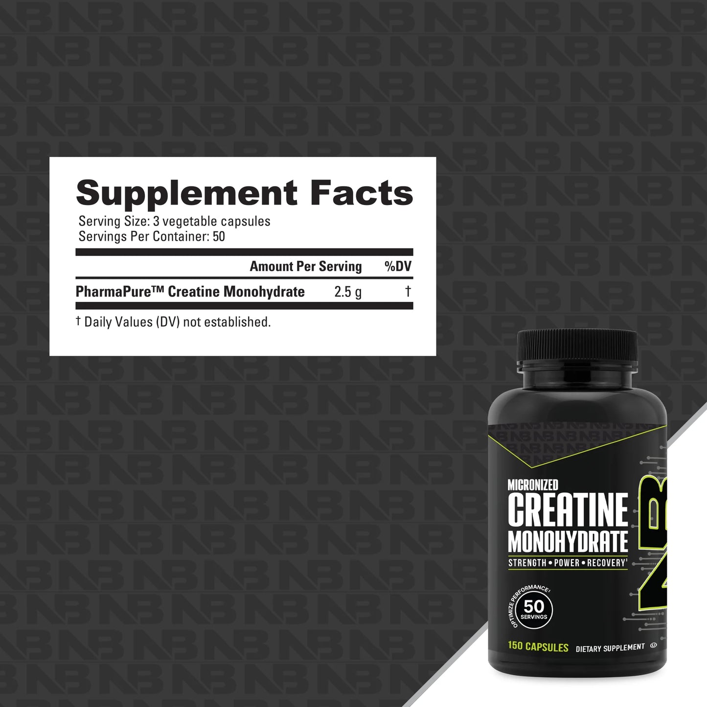 CREATINE MONOHYDRATE 150 CAPS
