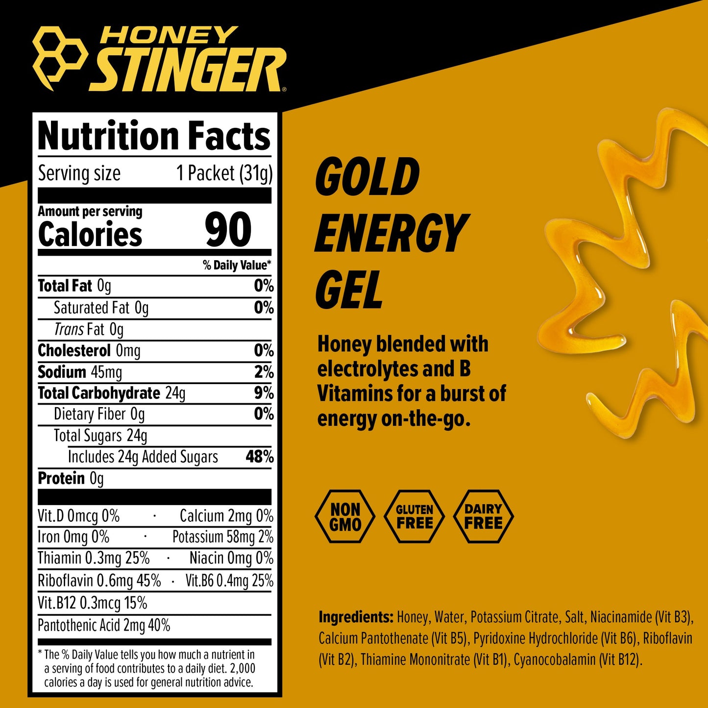 HS ENERGY GEL CLASSIC GOLD