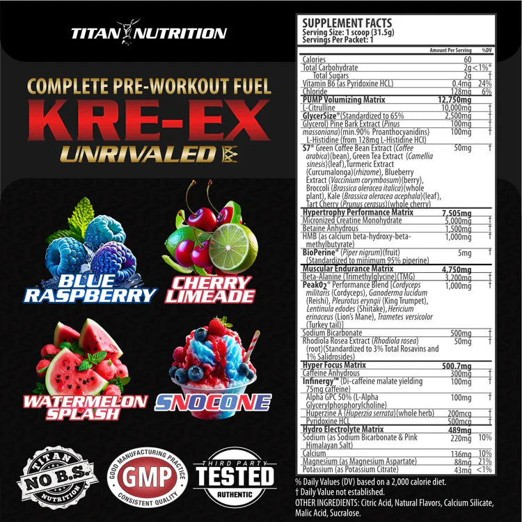 KRE-EX PREWORKOUT