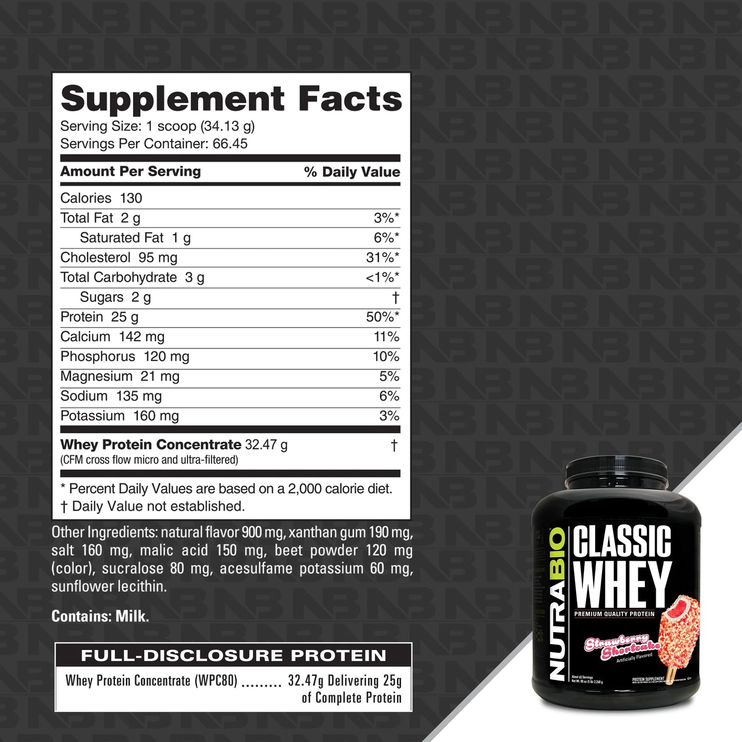 NUTRABIO CLASSIC WHEY PROTEIN