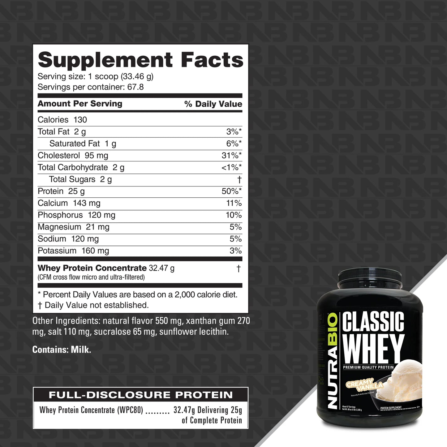 NUTRABIO CLASSIC WHEY PROTEIN