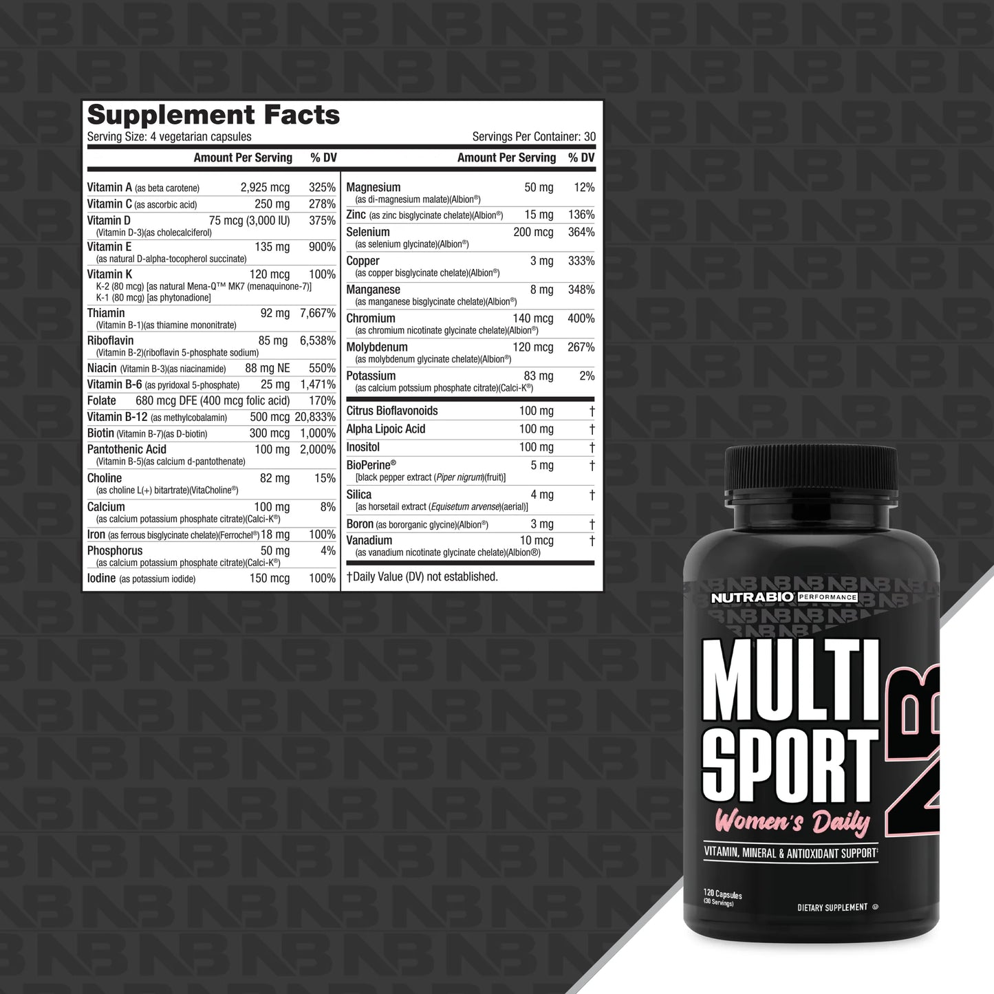 NUTRABIO MULTI SPORT FOR WOMEN