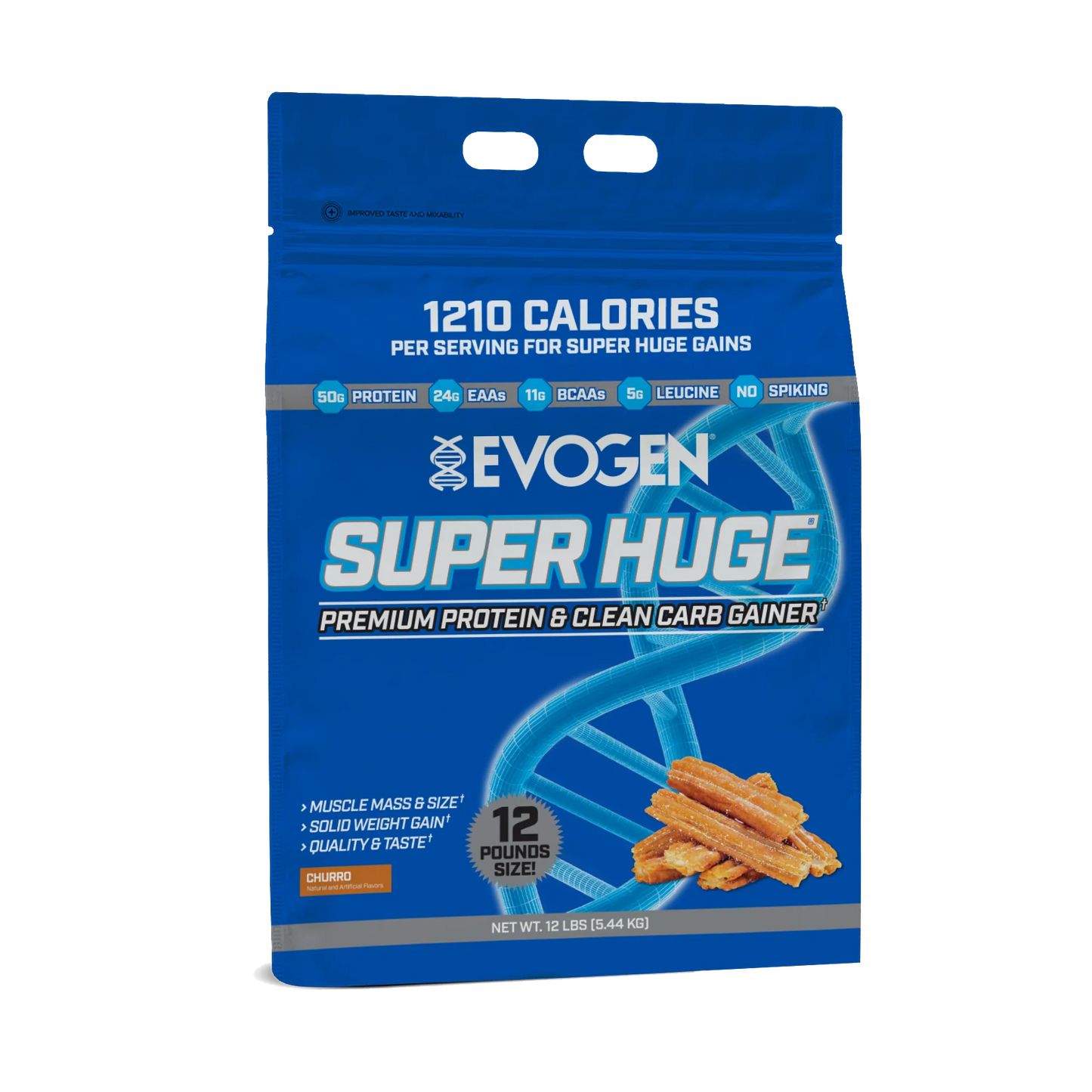 EVOGEN SUPER HUGE GAINER PROTEIN 12LBS