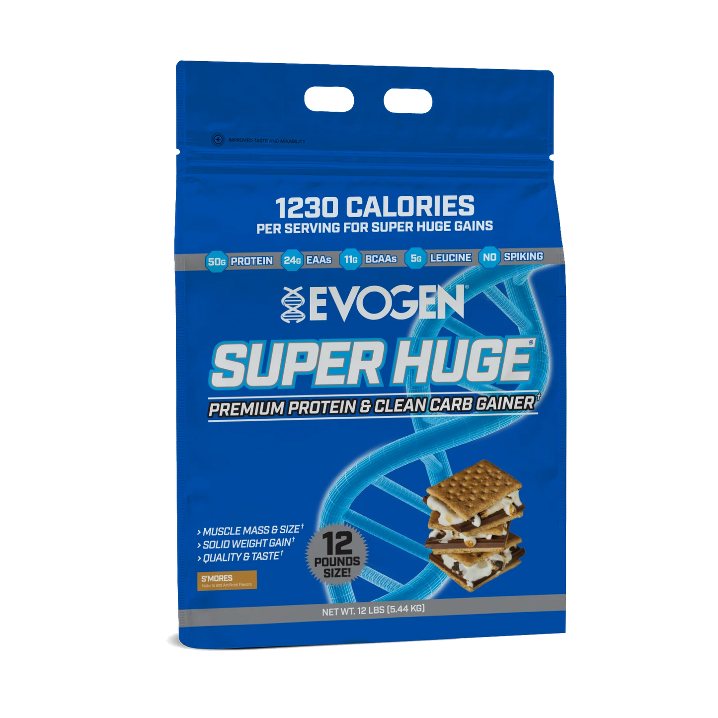EVOGEN SUPER HUGE GAINER PROTEIN 12LBS