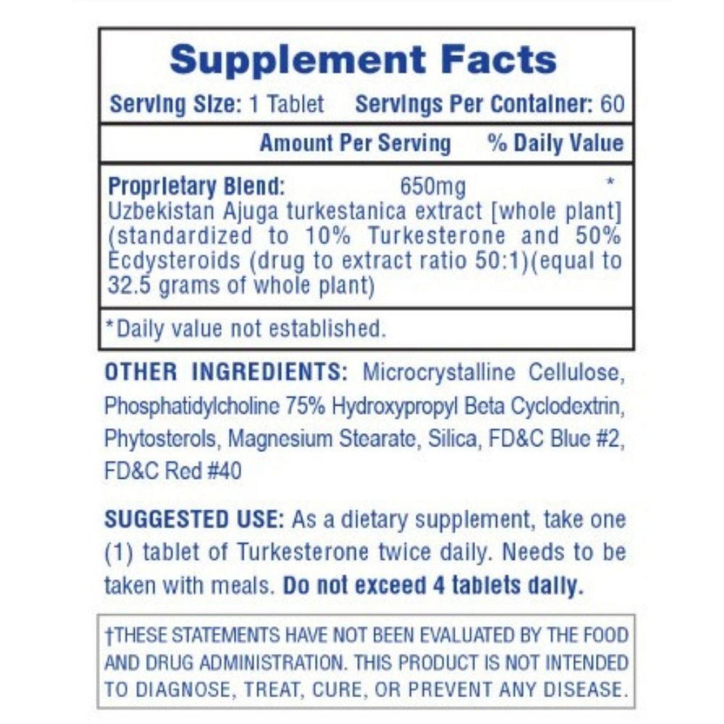 TURKESTERONE 650