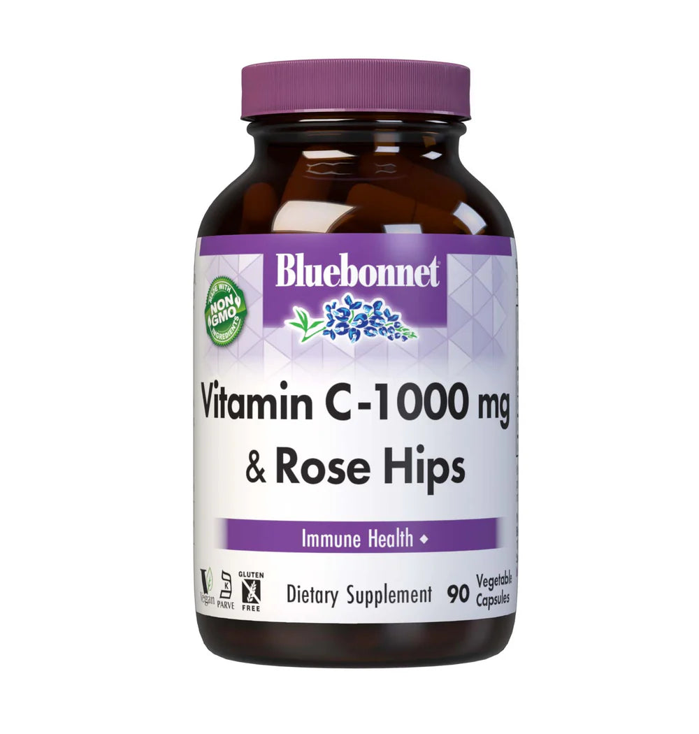 VITAMIN C 1000MG ROSE HIPS 90 CAPS (BB)