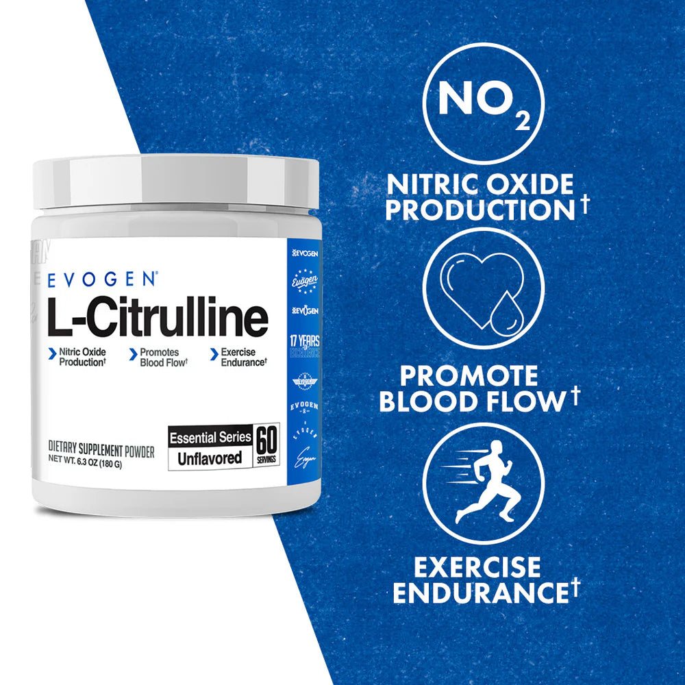 EVOGEN L-CITRULLINE NITRIC OXICIDE & ENDURANCE BOOST
