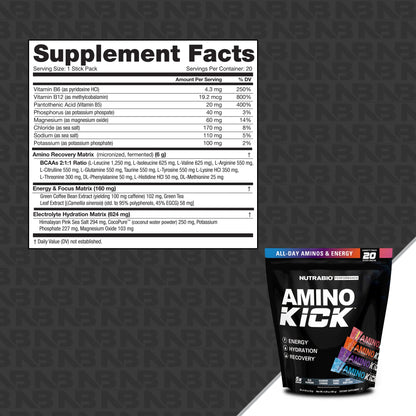 AMINO KICK - 20 SERVING BAG