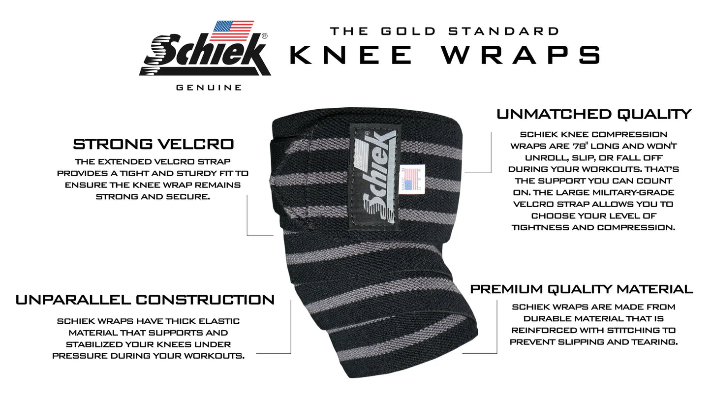 BLACK OUT KNEE WRAPS