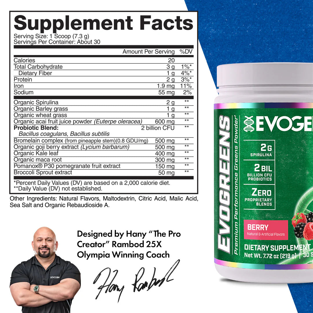 EVOGREENS SUPPLEMENTS