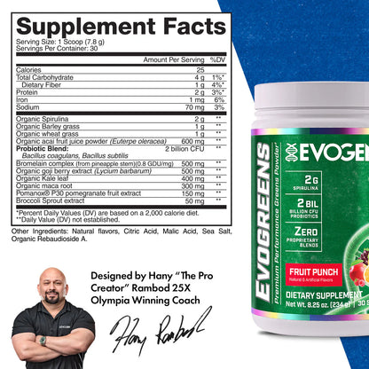 EVOGREENS SUPPLEMENTS