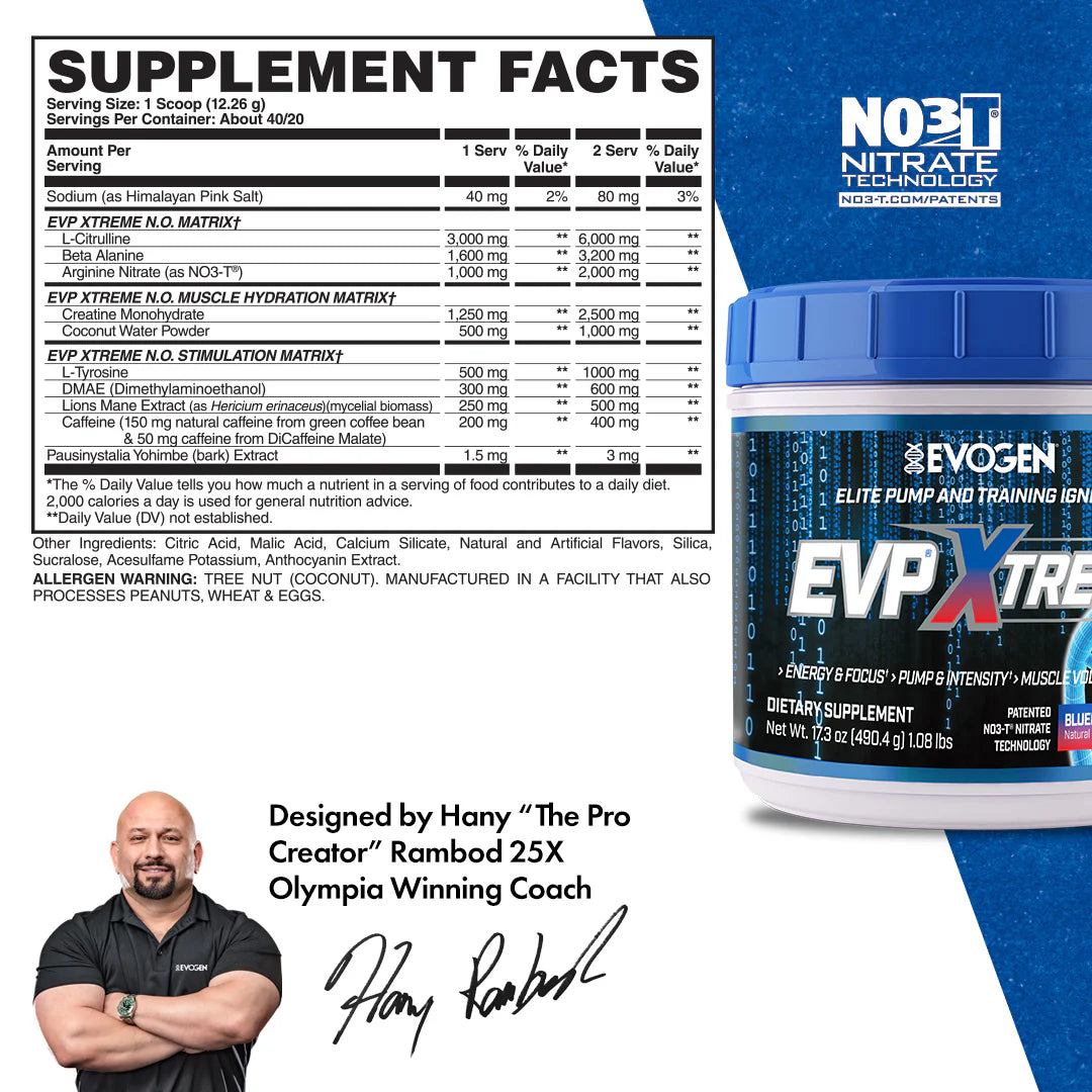 EVP XTREME NO - PREWORKOUT