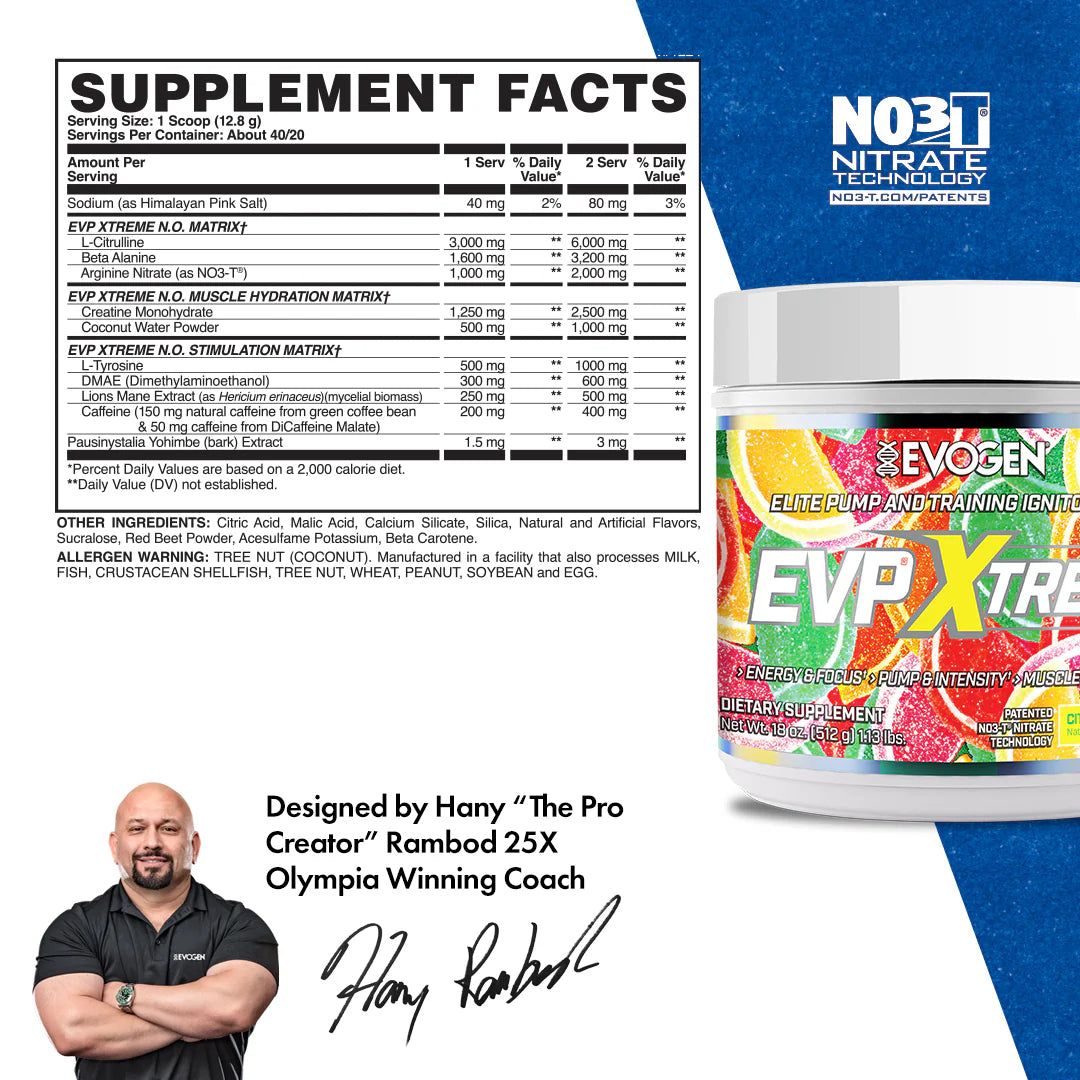 EVP XTREME NO - PREWORKOUT