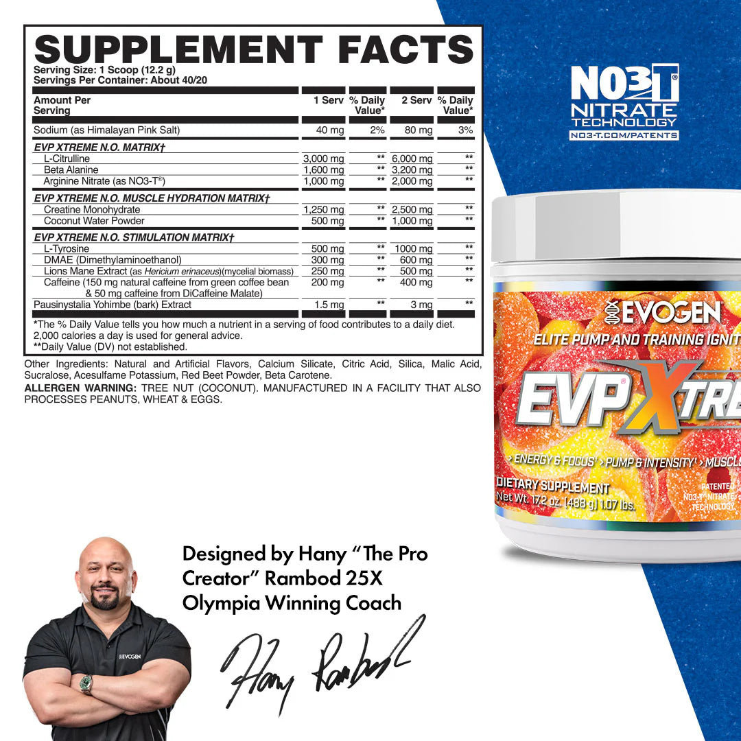 EVP XTREME NO - PREWORKOUT