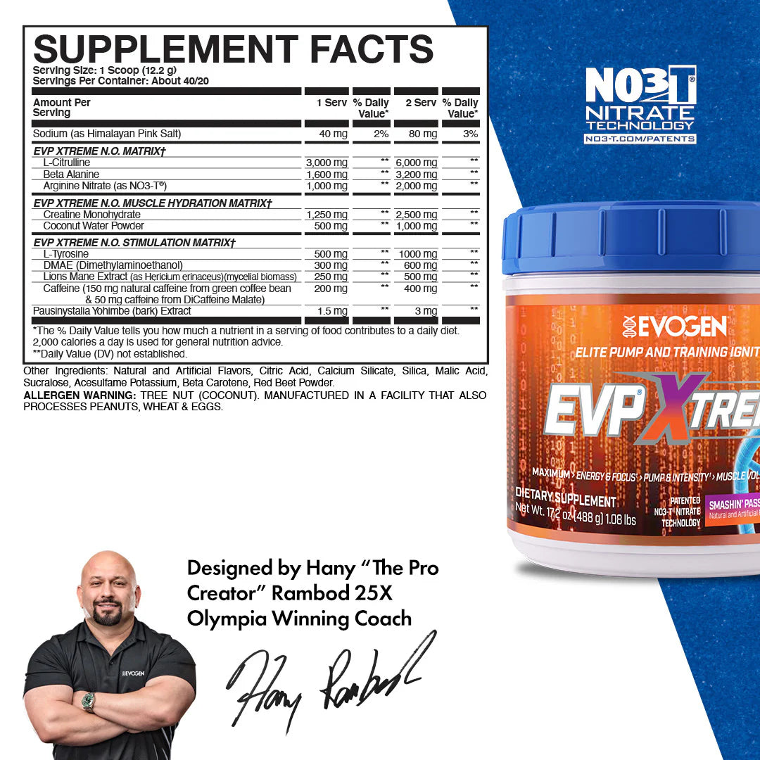 EVP XTREME NO - PREWORKOUT