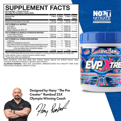EVP XTREME NO - PREWORKOUT