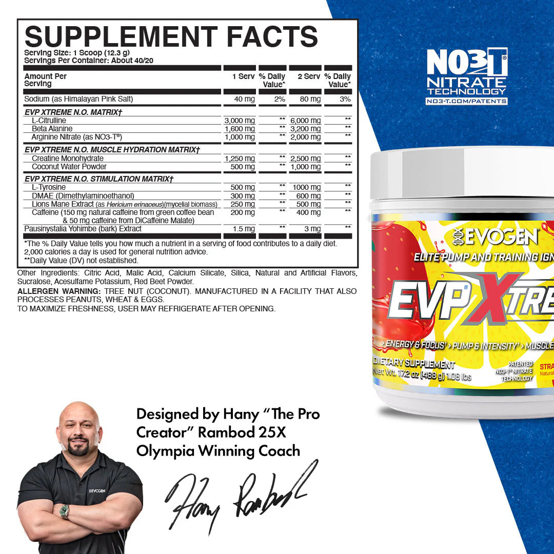 EVP XTREME NO - PREWORKOUT