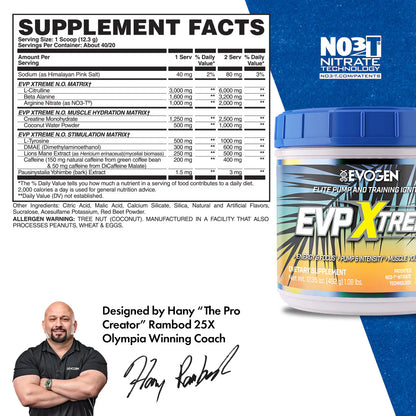 EVP XTREME NO - PREWORKOUT