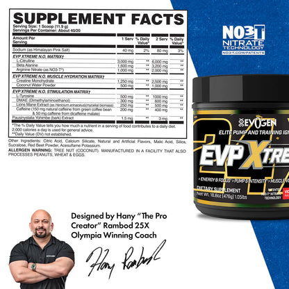 EVP XTREME NO - PREWORKOUT
