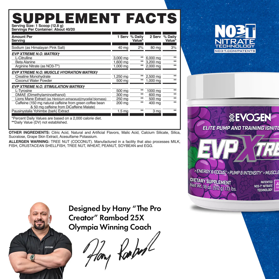 EVP XTREME NO - PREWORKOUT