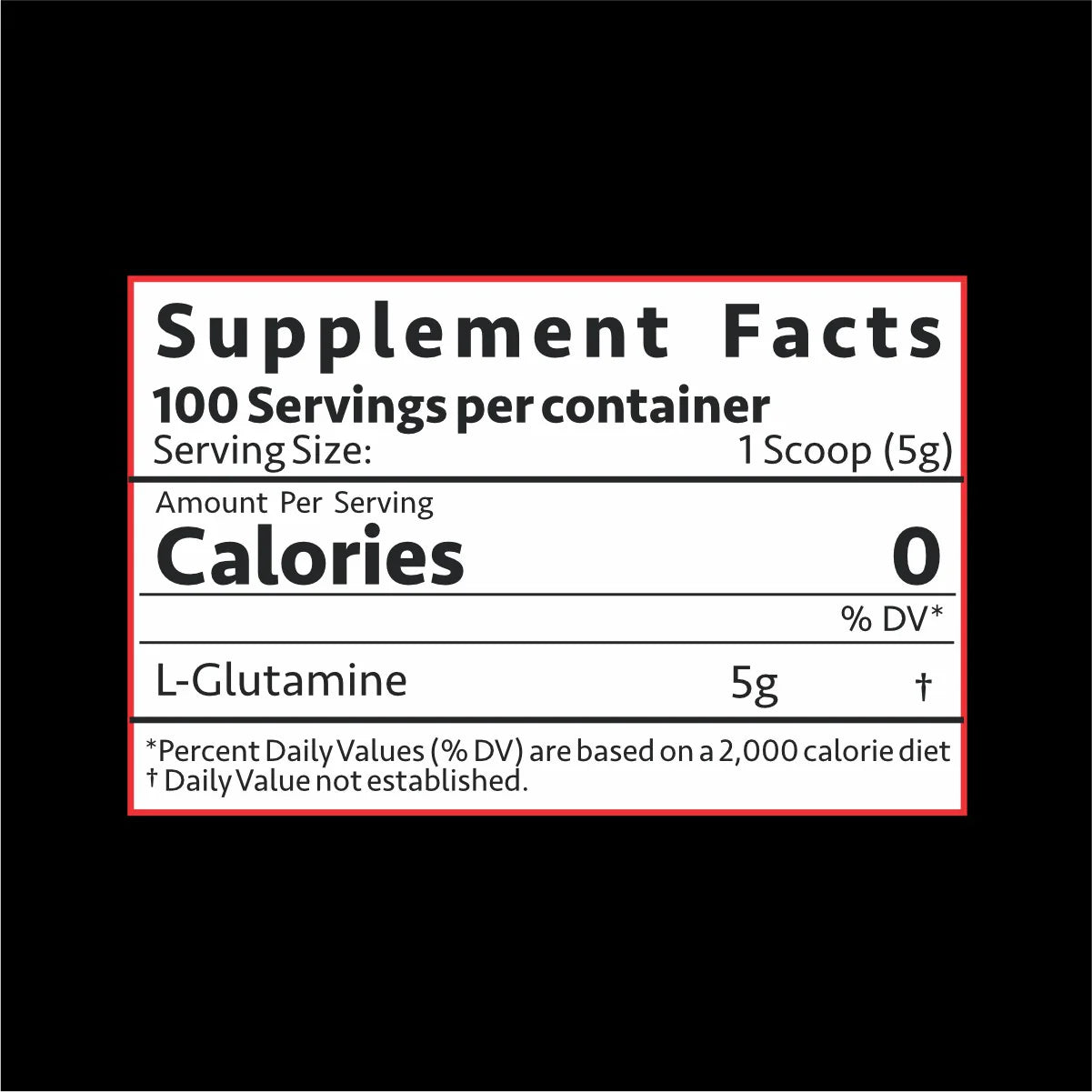 GLUTAMINE 500™ - PHARMACEUTICAL GRADE MICRONIZED