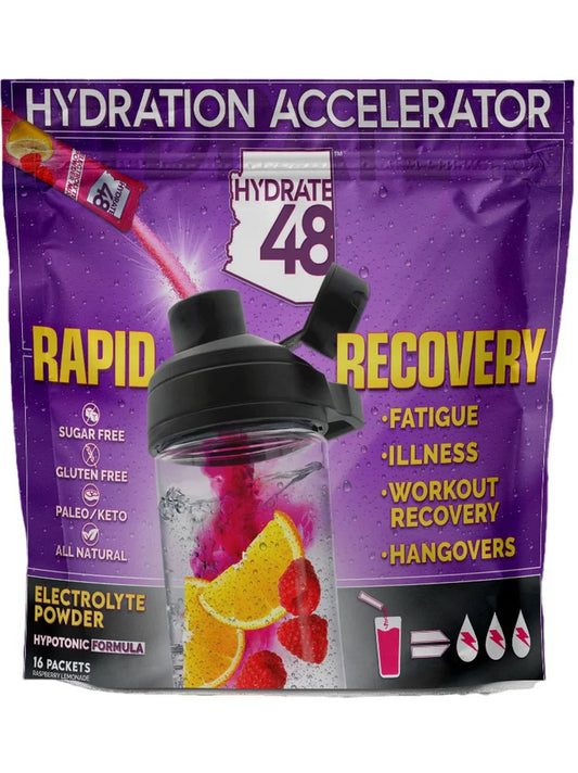 HYDRATE48 RASPBERRY LEMONADE 16 PKTS