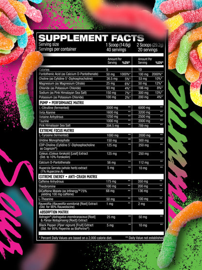 HOSSTILITY AMPED HIGH STIM PRE-WORKOUT