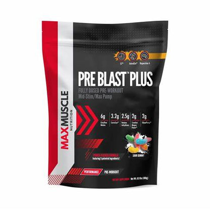 MAX PRE BLAST PLUS SOUR GUMMY