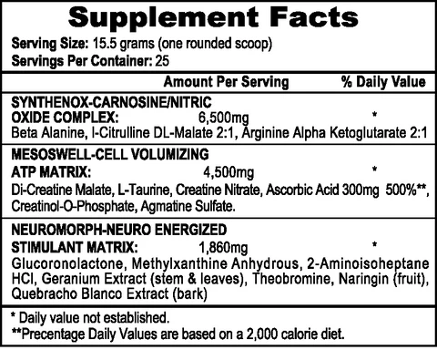 MESOMORPH PREWORKOUT