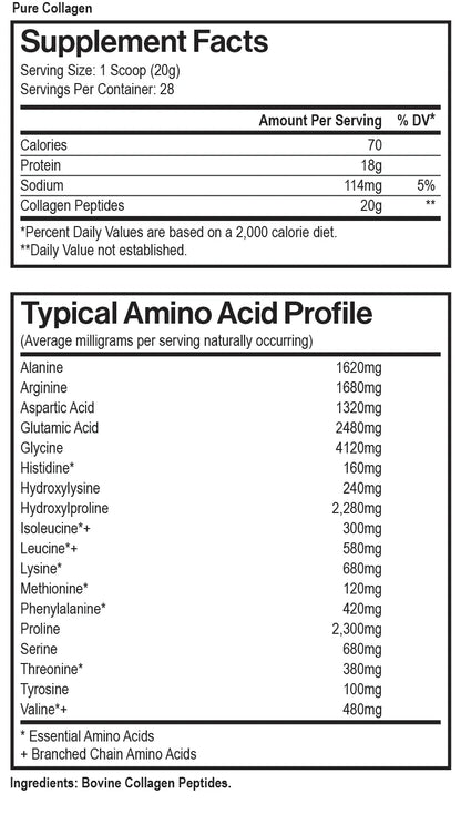 NATURLIGA POWDERED COLLAGEN 20OZ