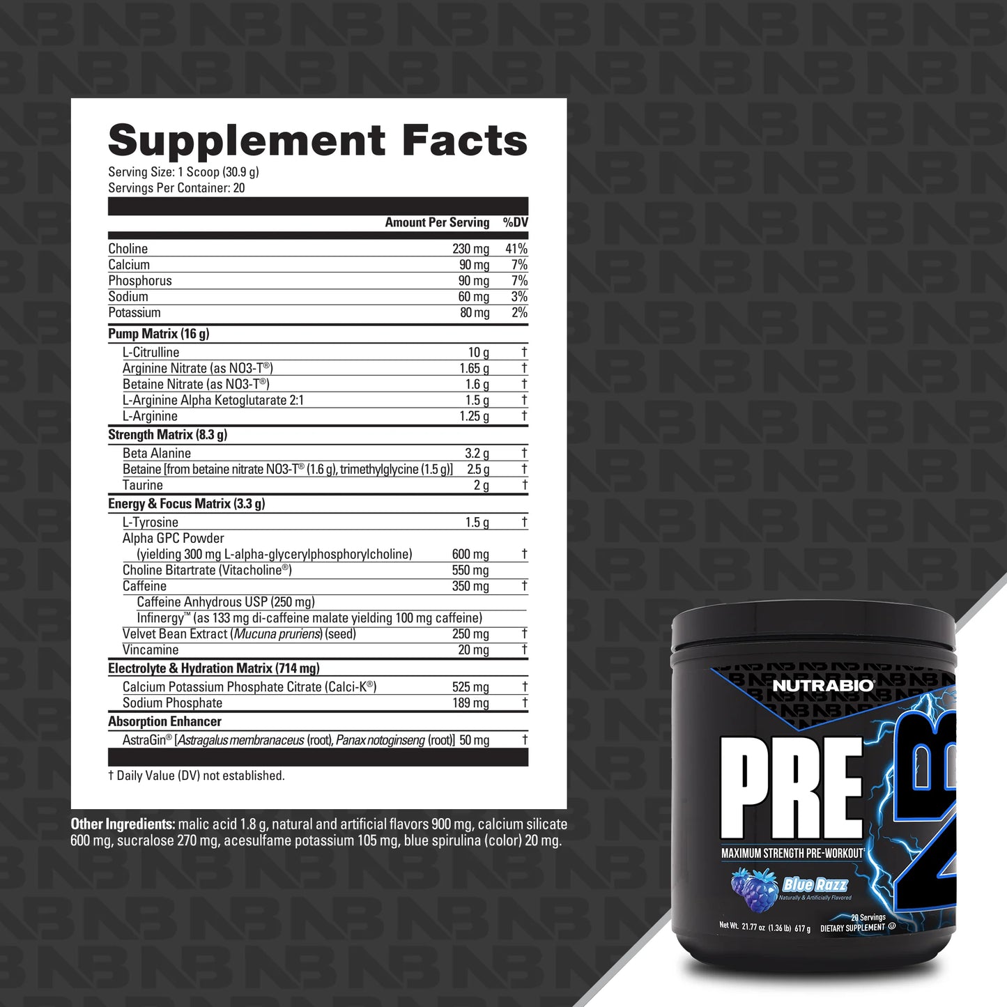 NUTRABIO PREWORKOUT