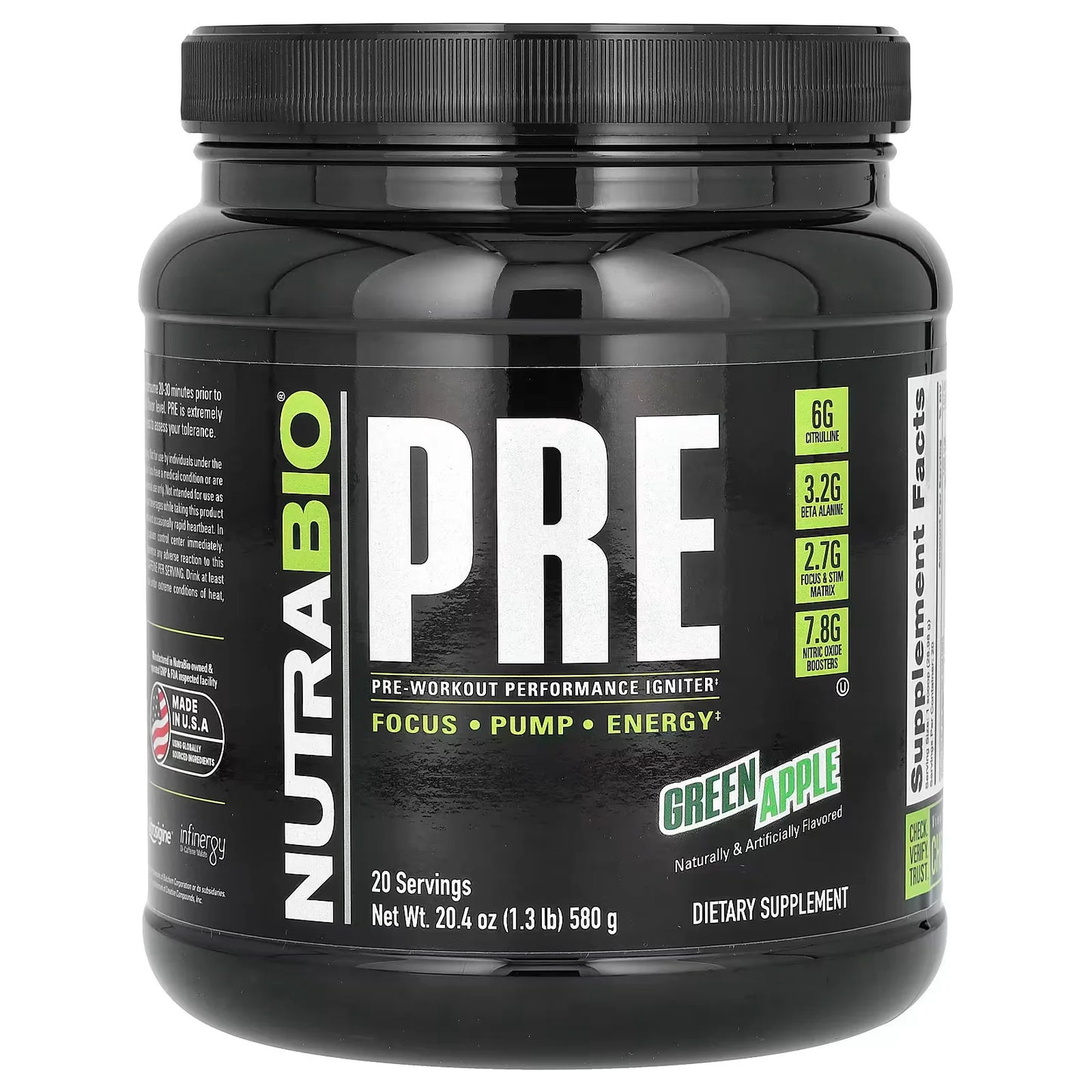 NUTRABIO PREWORKOUT