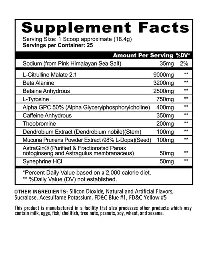 PANDA PANDAMIC PREWORKOUT