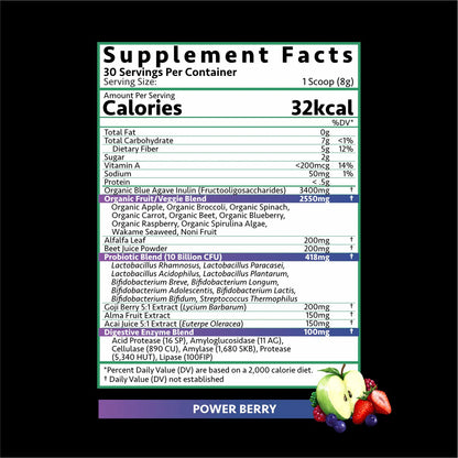 PUR GREENS SUPERFOOD - 30/SRV