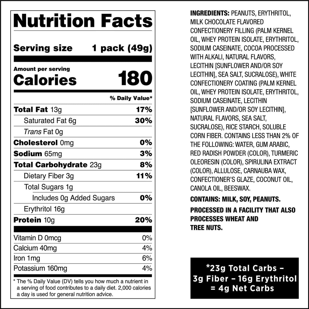 QUEST COATED CANDIES CHOCOLATEY PEANUT