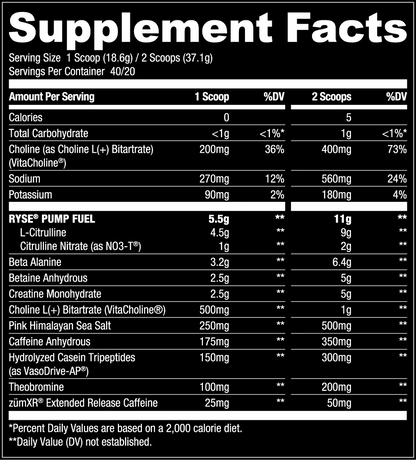 RYSE GODZILLA PREWORKOUT