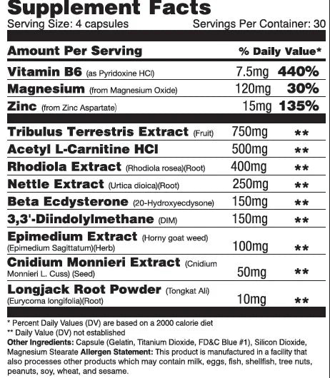 BIO BOOST NATURAL TESTOSTERONE AMPLIFIER