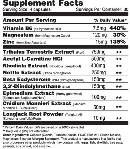 BIO BOOST NATURAL TESTOSTERONE AMPLIFIER