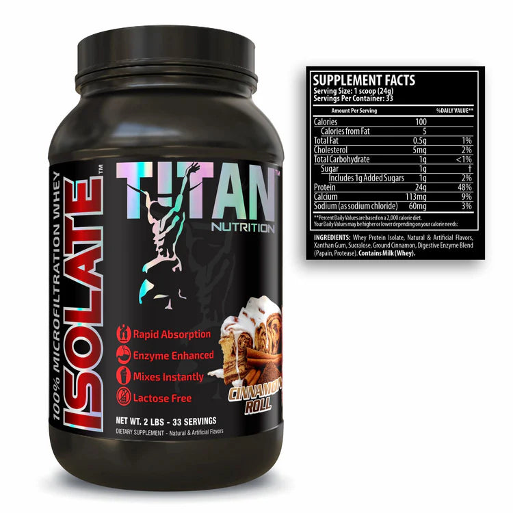 TITAN WHEY ISOLATE - 2LB