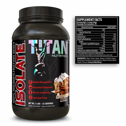 TITAN WHEY ISOLATE - 2LB