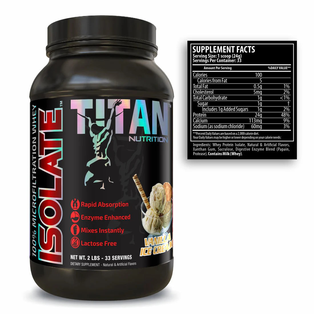 TITAN WHEY ISOLATE - 2LB