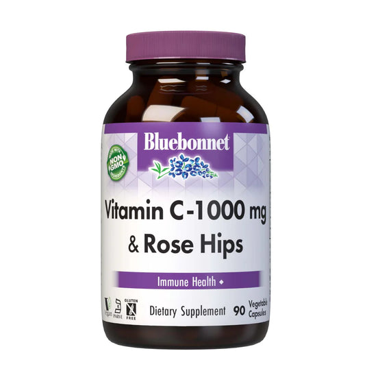 VITAMIN C 1000MG ROSE HIPS 90 CAPS (BB)
