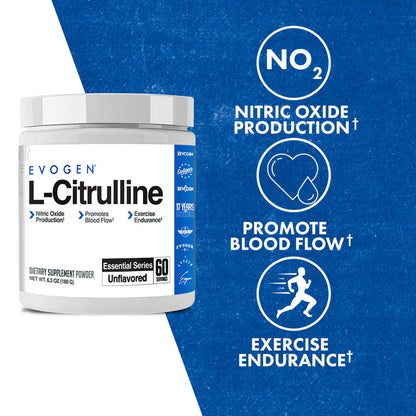 EVOGEN L-CITRULLINE NITRIC OXICIDE & ENDURANCE BOOST