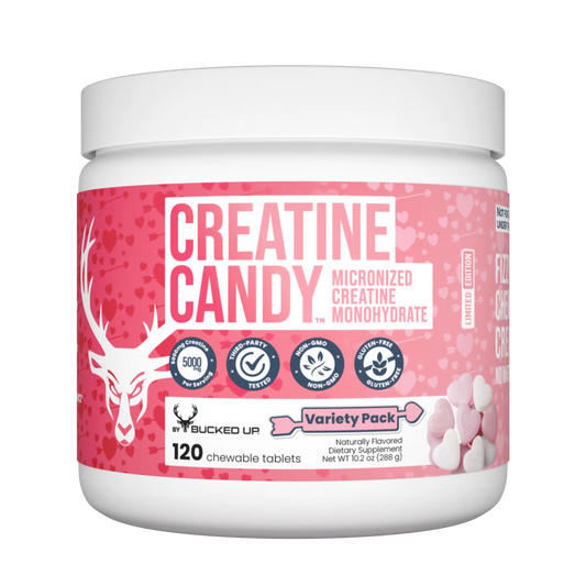 BUCKED UP CREATINE CANDY - CHEWABLE MICRONIZED CREATINE MONOHYDRATE
